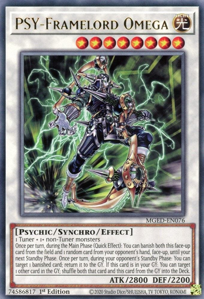 Image for PSY-Framelord Omega (MGED-EN076) (MGED) - YuGiOh