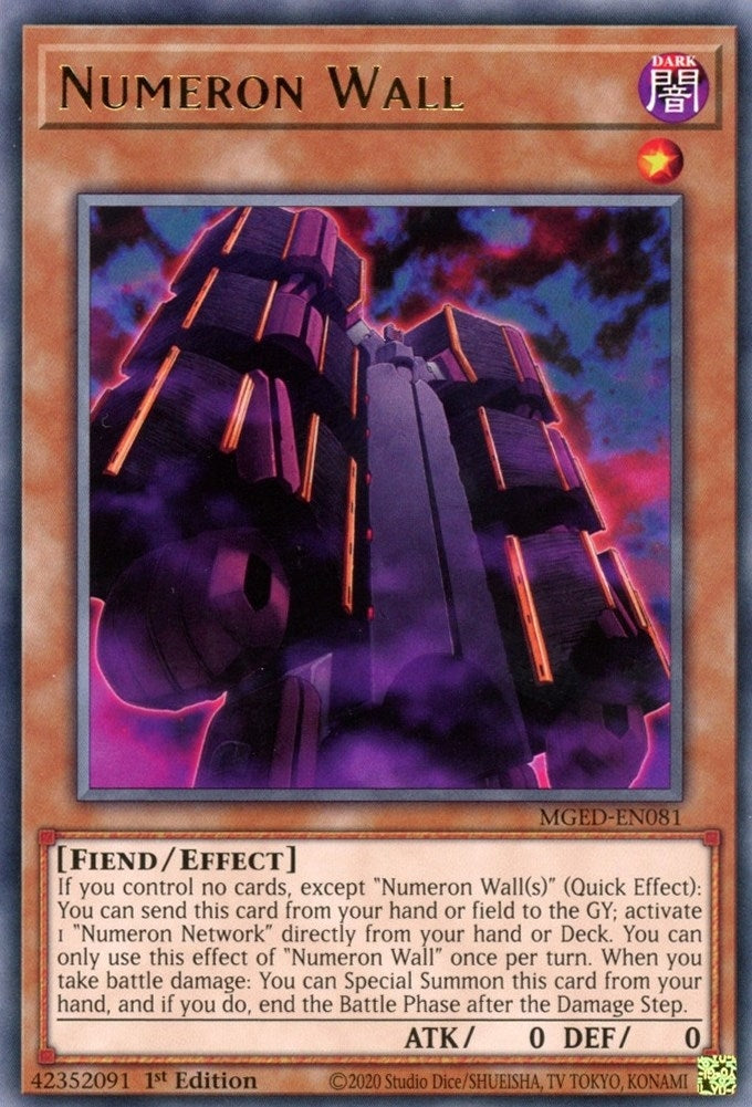 Image for Numeron Wall (MGED-EN081) (MGED) - YuGiOh