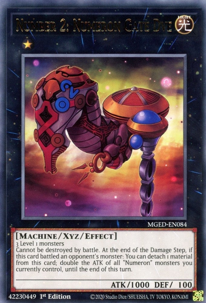 Image for Number 2: Numeron Gate Dve (MGED-EN084) (MGED) - YuGiOh