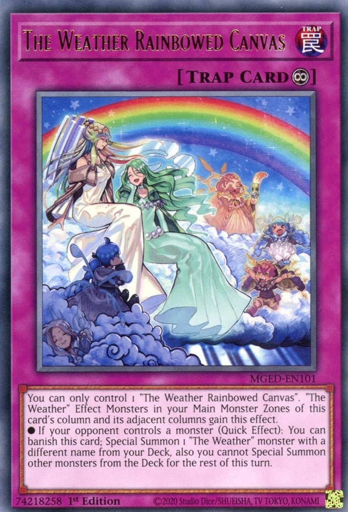 Image for The Weather Rainbowed Canvas (MGED-EN101) (MGED) - YuGiOh