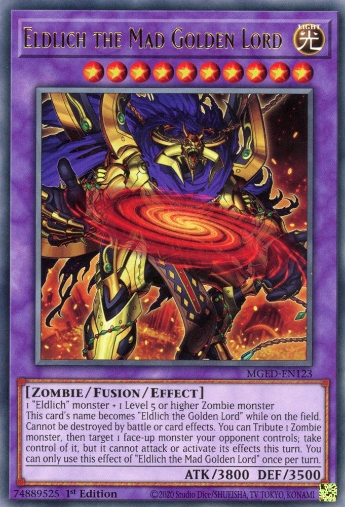 Image for Eldlich the Mad Golden Lord (MGED-EN123) (MGED) - YuGiOh