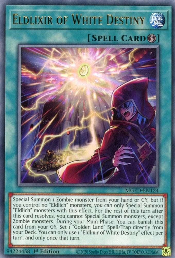 Image for Eldlixir of White Destiny (MGED-EN124) (MGED) - YuGiOh