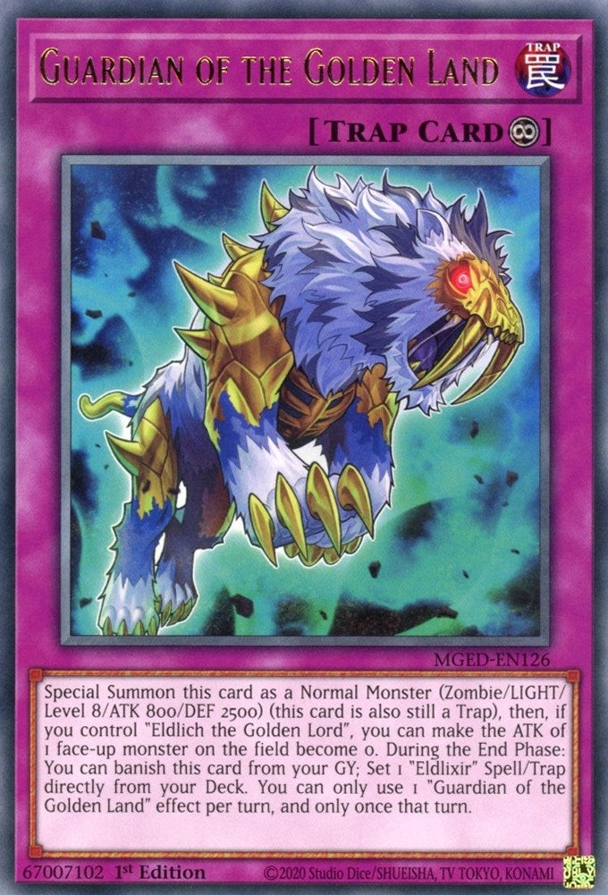Image for Guardian of the Golden Land (MGED-EN126) (MGED) - YuGiOh