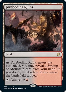Image for Foreboding Ruins (174) (Innistrad: Crimson Vow) - Magic: The Gathering
