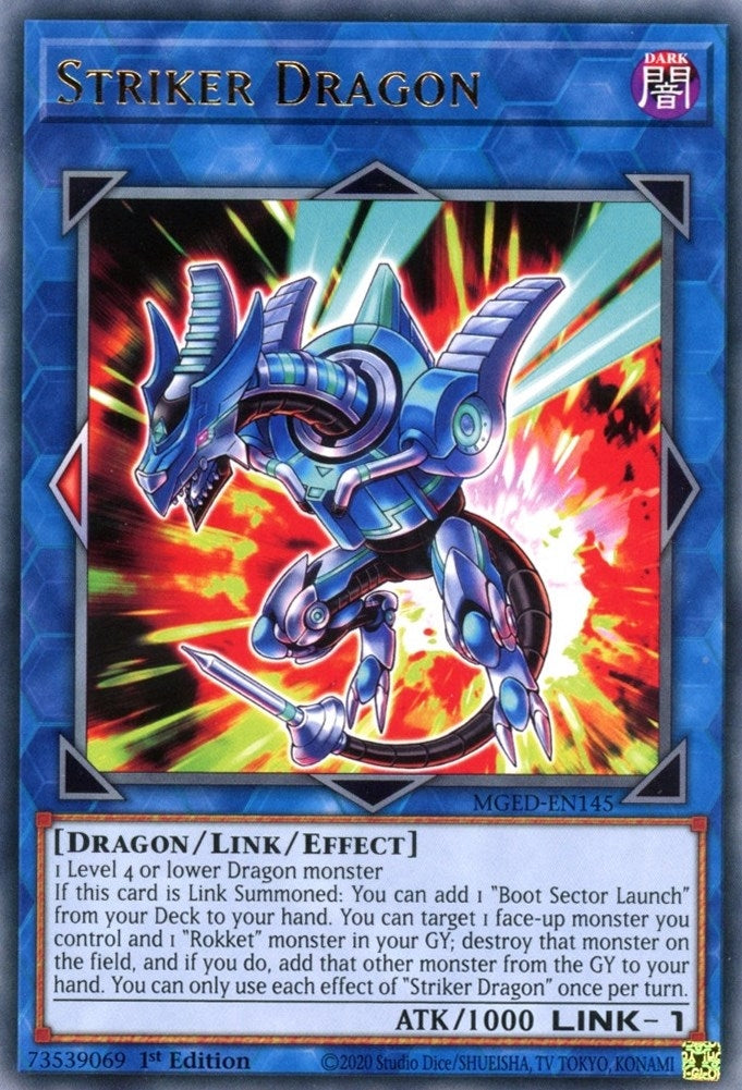 Image for Striker Dragon (MGED-EN145) (MGED) - YuGiOh