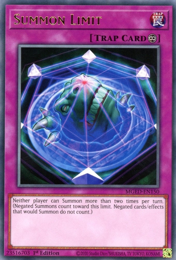 Image for Summon Limit (MGED-EN150) (MGED) - YuGiOh