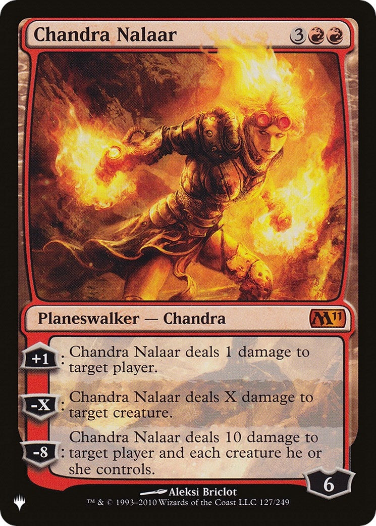 Image for Chandra Nalaar (127/249) (The List Reprints) - Magic: The Gathering