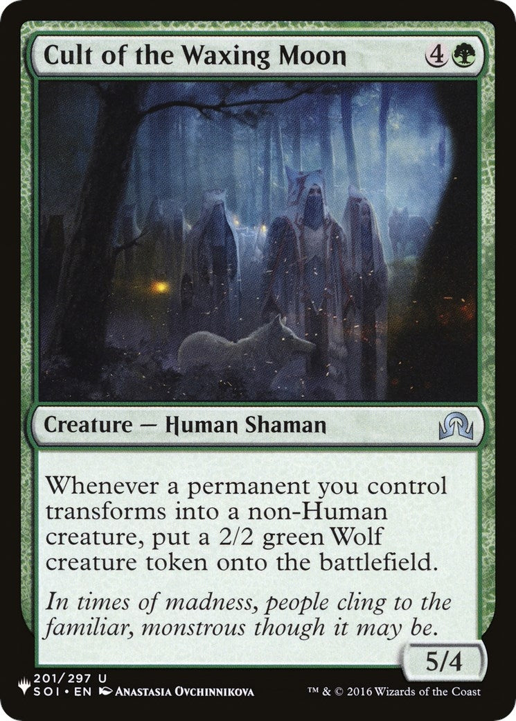 Image for Cult of the Waxing Moon (201/297) (The List Reprints) - Magic: The Gathering