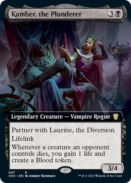 Image for Kamber, the Plunderer (Extended Art) (57) (Innistrad: Crimson Vow) - Magic: The Gathering