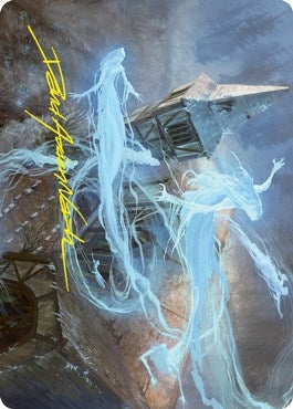 Image for Hallowed Haunting Art Card (Gold-Stamped Signature) (12) (Innistrad: Crimson Vow) - Magic: The Gathering