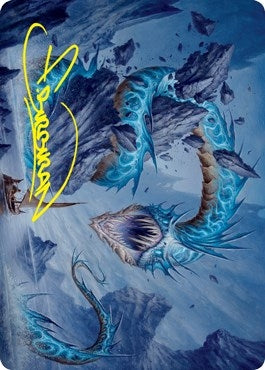Image for Biolume Serpent Art Card (Gold-Stamped Signature) (20) (Innistrad: Crimson Vow) - Magic: The Gathering