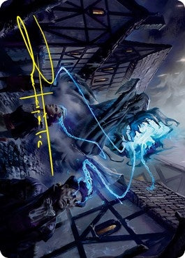 Image for Dreamshackle Geist Art Card (Gold-Stamped Signature) (22) (Innistrad: Crimson Vow) - Magic: The Gathering