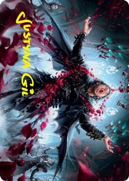 Image for Bloodsoaked Reveler Art Card (Gold-Stamped Signature) (29) (Innistrad: Crimson Vow) - Magic: The Gathering