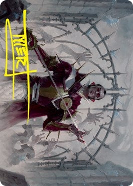 Image for Cemetery Gatekeeper Art Card (Gold-Stamped Signature) (39) (Innistrad: Crimson Vow) - Magic: The Gathering