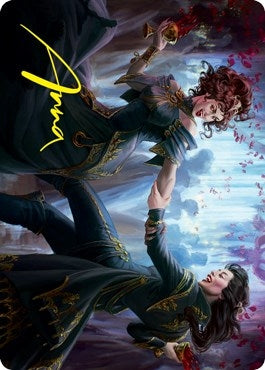Image for Falkenrath Celebrants (43/81) Art Card (Gold-Stamped Signature) (43) (Innistrad: Crimson Vow) - Magic: The Gathering