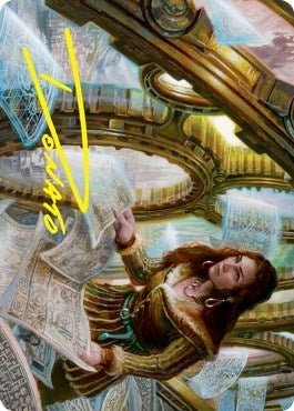 Image for Cartographer's Survey Art Card (Gold-Stamped Signature) (51) (Innistrad: Crimson Vow) - Magic: The Gathering