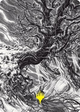 Image for Forest Art Card (Gold-Stamped) (81) (Innistrad: Crimson Vow) - Magic: The Gathering