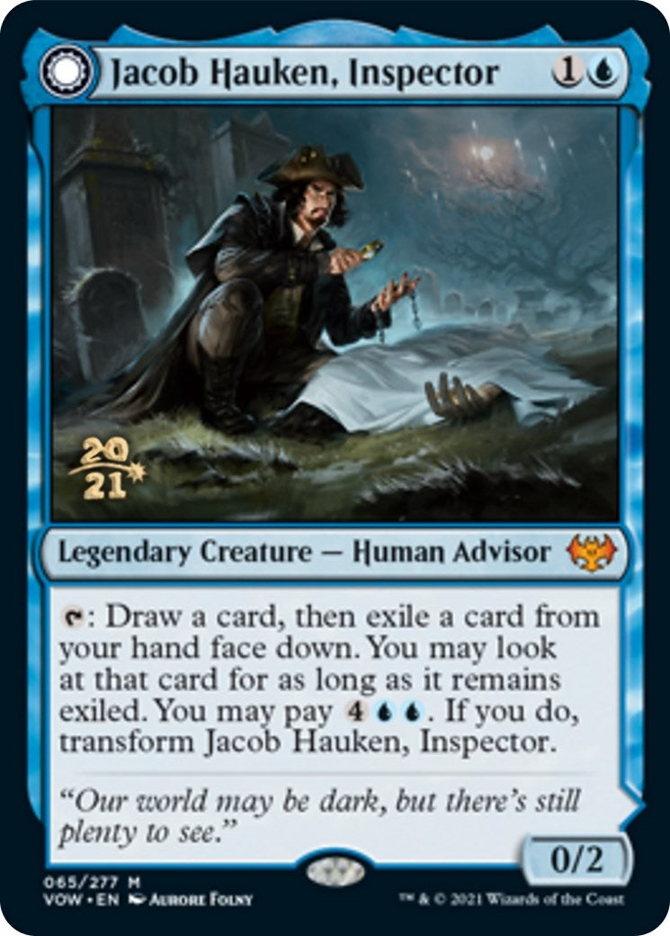 Image for Jacob Hauken, Inspector (65) (Prerelease Cards) - Magic: The Gathering