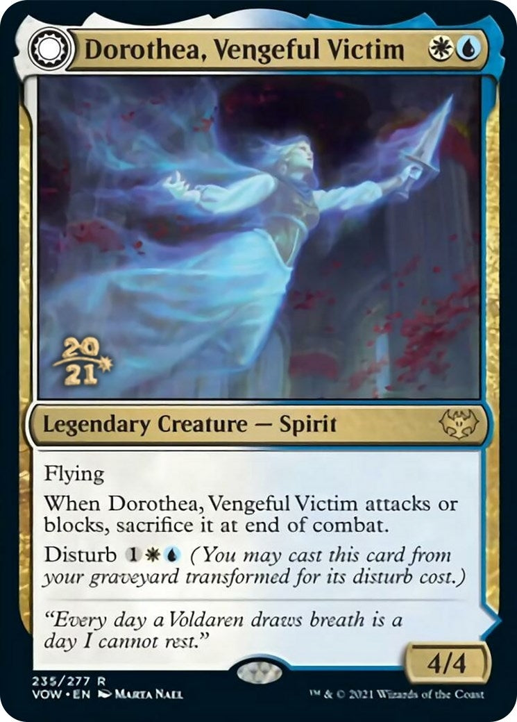 Image for Dorothea, Vengeful Victim (235) (Prerelease Cards) - Magic: The Gathering
