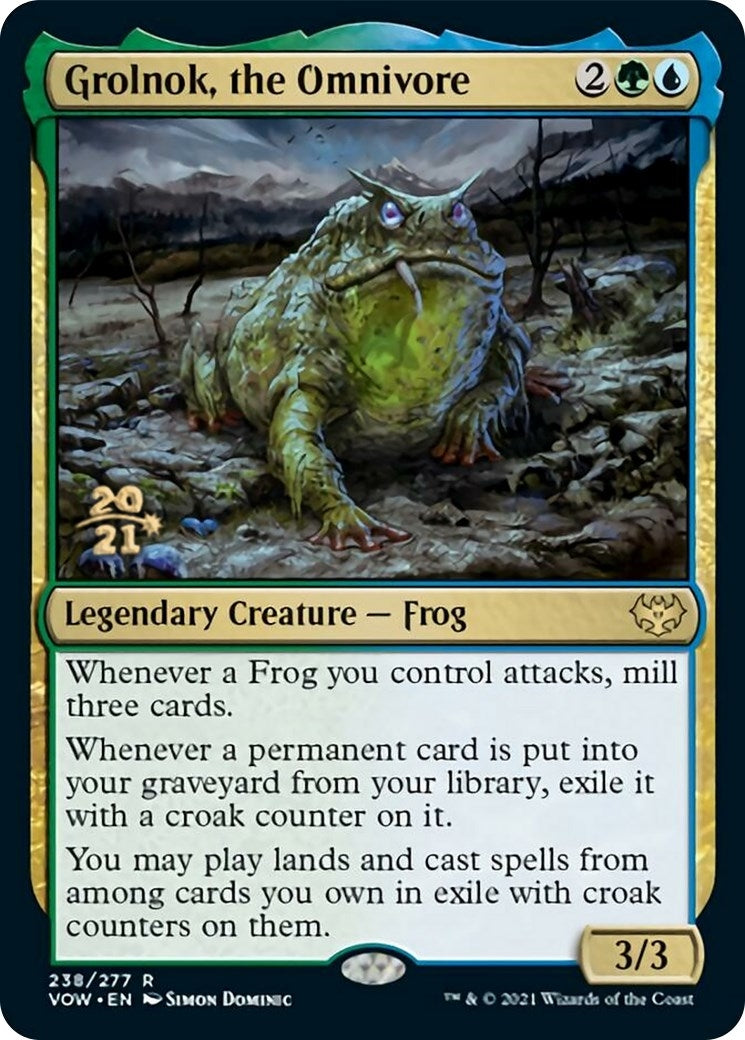 Image for Grolnok, the Omnivore (238) (Prerelease Cards) - Magic: The Gathering