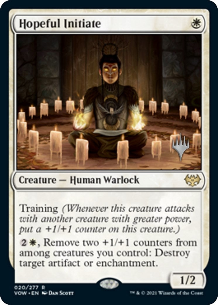 Image for Hopeful Initiate (20) (March of the Machine) - Magic: The Gathering