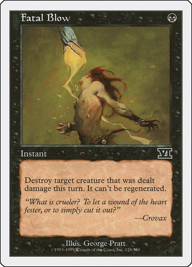 Image for Fatal Blow (128) (Classic Sixth Edition) - Magic: The Gathering