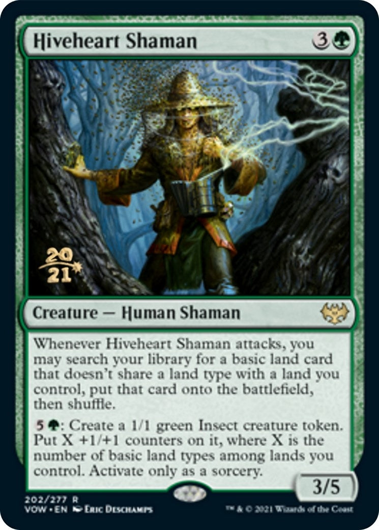 Image for Hiveheart Shaman (202) (Prerelease Cards) - Magic: The Gathering