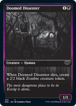 Image for Doomed Dissenter (373) (Innistrad: Double Feature) - Magic: The Gathering