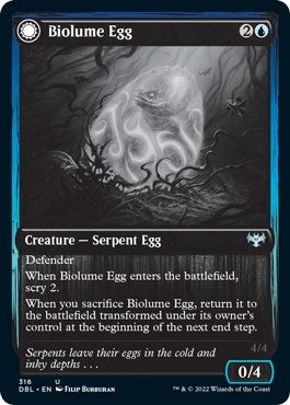 Image for Biolume Egg (316) (Innistrad: Double Feature) - Magic: The Gathering