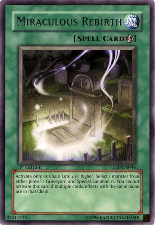 Image for Miraculous Rebirth (CDIP-EN044) (CDIP) - YuGiOh
