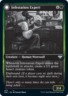 Image for Infestation Expert (473) (Innistrad: Double Feature) - Magic: The Gathering