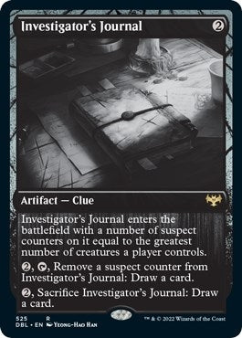Image for Investigator's Journal (525) (Innistrad: Double Feature) - Magic: The Gathering