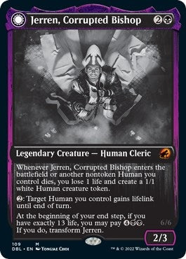 Image for Jerren, Corrupted Bishop (109) (Innistrad: Double Feature) - Magic: The Gathering