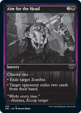 Image for Aim for the Head (359) (Innistrad: Double Feature) - Magic: The Gathering