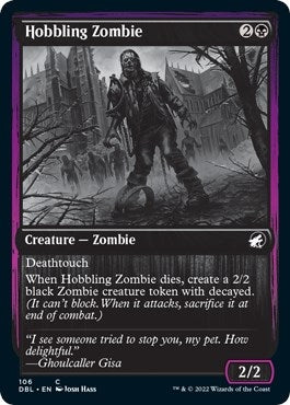 Image for Hobbling Zombie (106) (Innistrad: Double Feature) - Magic: The Gathering