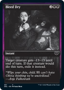 Image for Bleed Dry (361) (Innistrad: Double Feature) - Magic: The Gathering