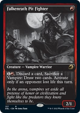 Image for Falkenrath Pit Fighter (137) (Innistrad: Double Feature) - Magic: The Gathering