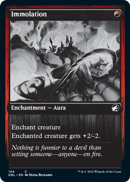 Image for Immolation (144) (Innistrad: Double Feature) - Magic: The Gathering