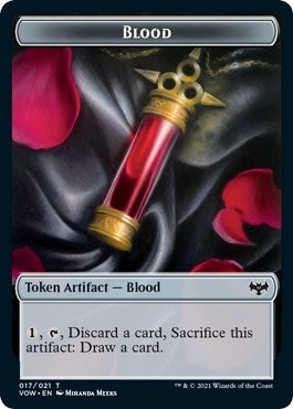 Image for Blood // Boar Double-Sided Token (17 // 12) (Innistrad: Crimson Vow) - Magic: The Gathering