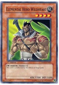Image for Elemental Hero Wildheart (DP03-EN003) (DP03) - YuGiOh