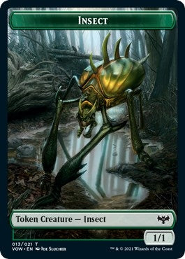 Image for Insect // Human Soldier Double-Sided Token (13 // 15) (Innistrad: Crimson Vow) - Magic: The Gathering