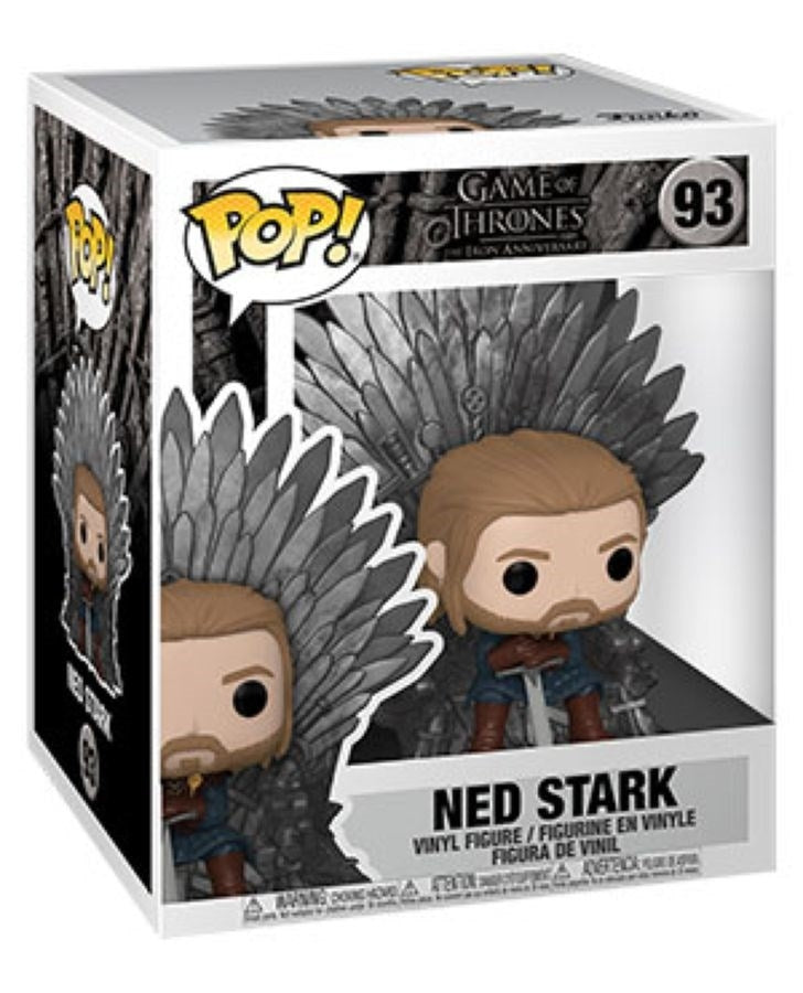Image for Game of Thrones: Ned Stark on the Iron Throne - Funko