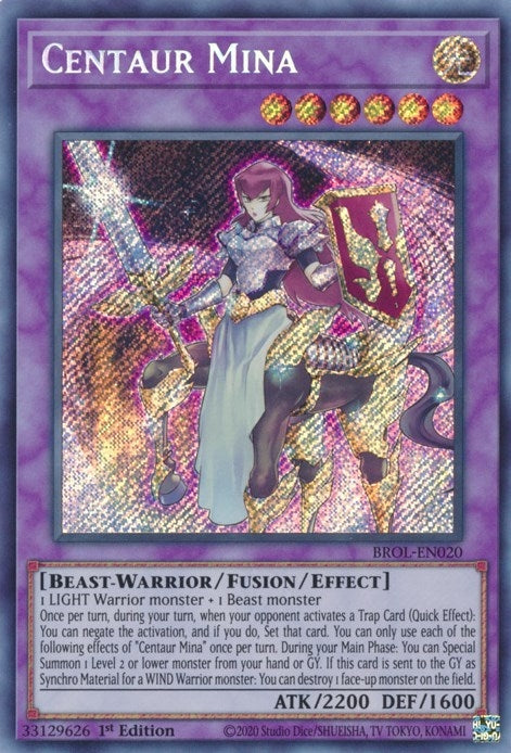 Image for Centaur Mina (BROL-EN020) (BROL) - YuGiOh