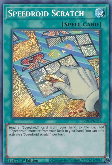 Image for Speedroid Scratch (BROL-EN035) (BROL) - YuGiOh