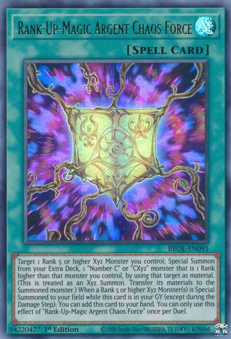 Image for Rank-Up-Magic Argent Chaos Force (BROL-EN091) (BROL) - YuGiOh