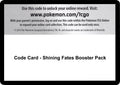 Image for Code Card - Shining Fates Booster Pack (SHF) - Pokemon