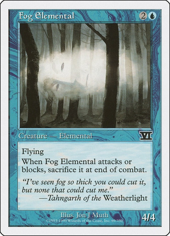 Image for Fog Elemental (69) (Classic Sixth Edition) - Magic: The Gathering