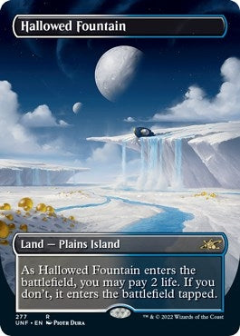 Image for Hallowed Fountain (Borderless) (277) (Unfinity) - Magic: The Gathering