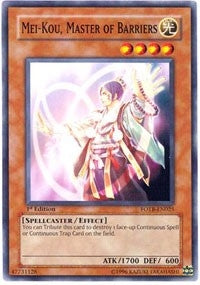 Image for Mei-kou, Master of Barriers (FOTB-EN025) (FOTB) - YuGiOh