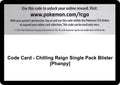 Image for Code Card - Chilling Reign Single Pack Blister [Phanpy] (SWSH06) - Pokemon